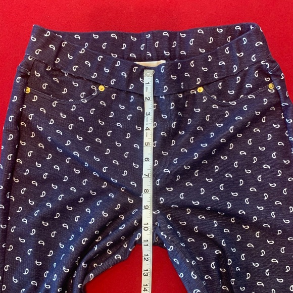 Michael Kors paisley print stretch ankle pants - Picture 3 of 6